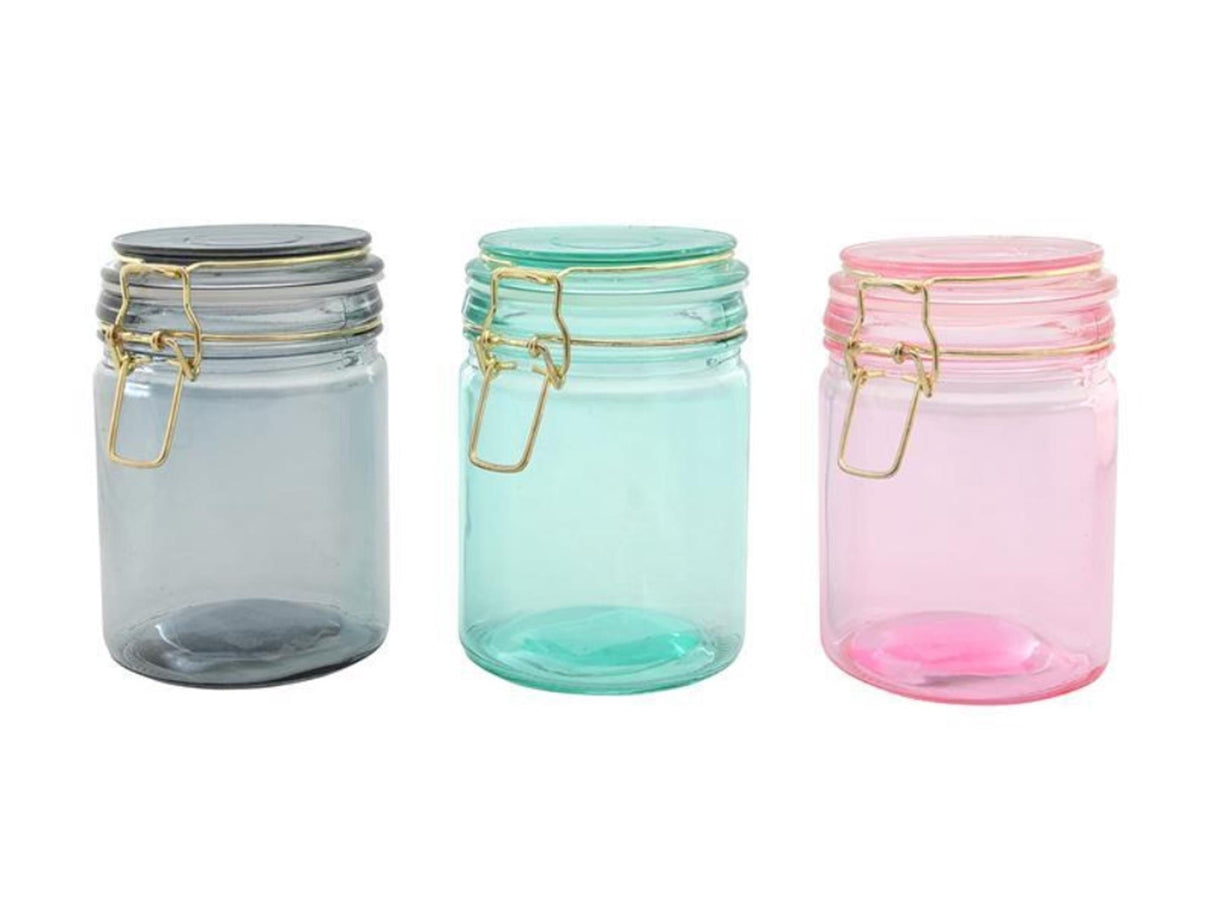 Kitchen tools voorraadpot glas 750ml ø10x15cm