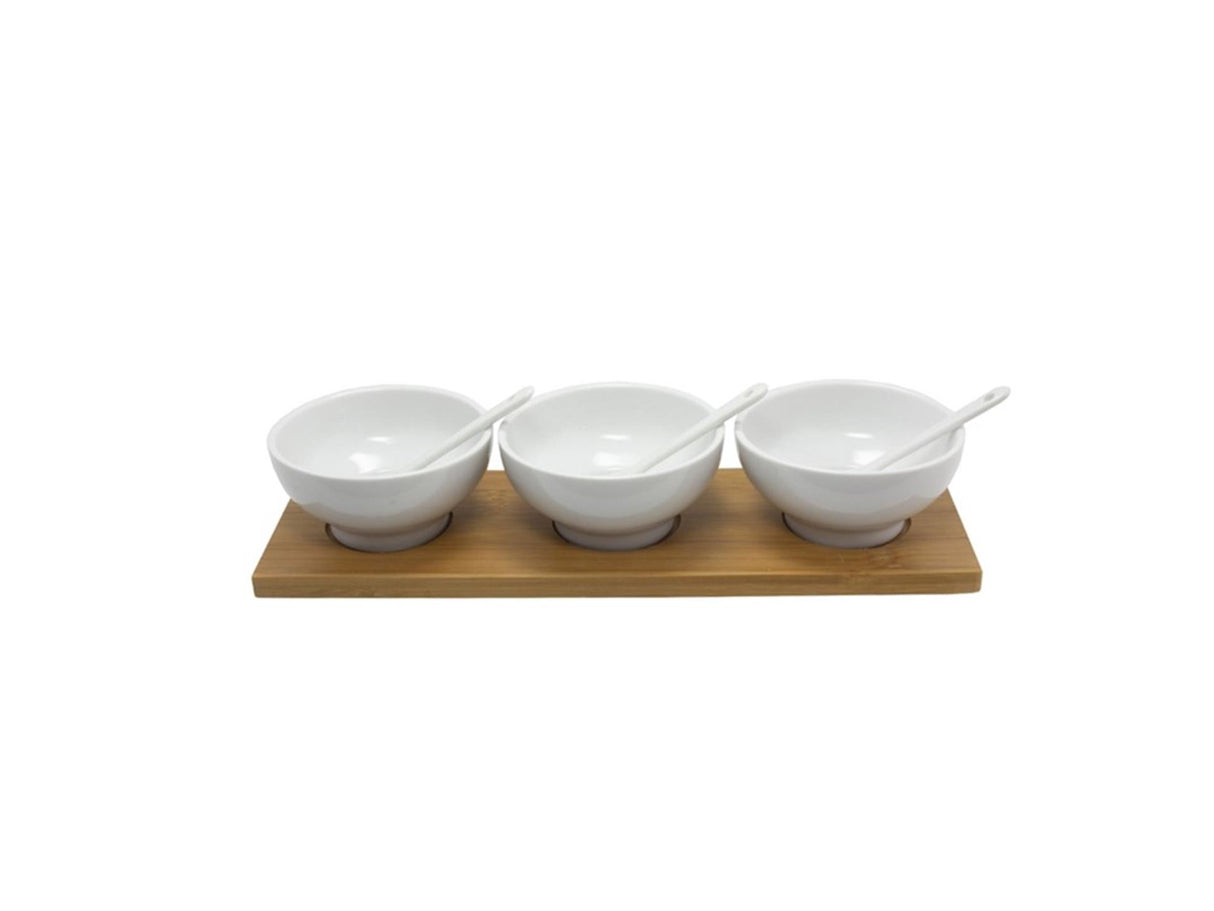 Aperitif Set 7 Party mit Holzplanke