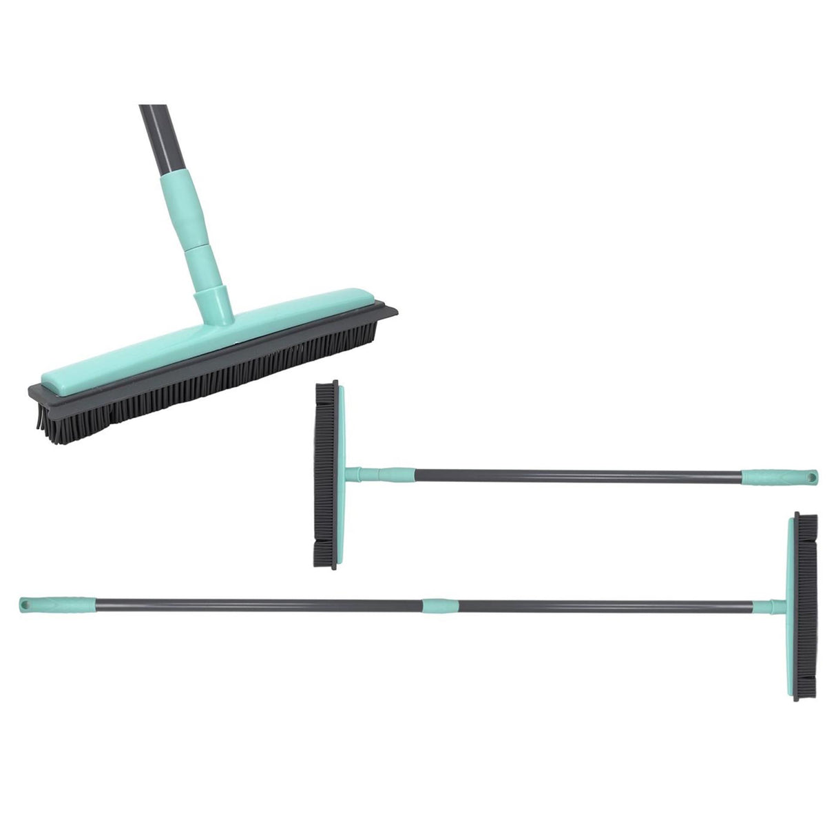 Gummikost med teleskopskaft 80-130cm