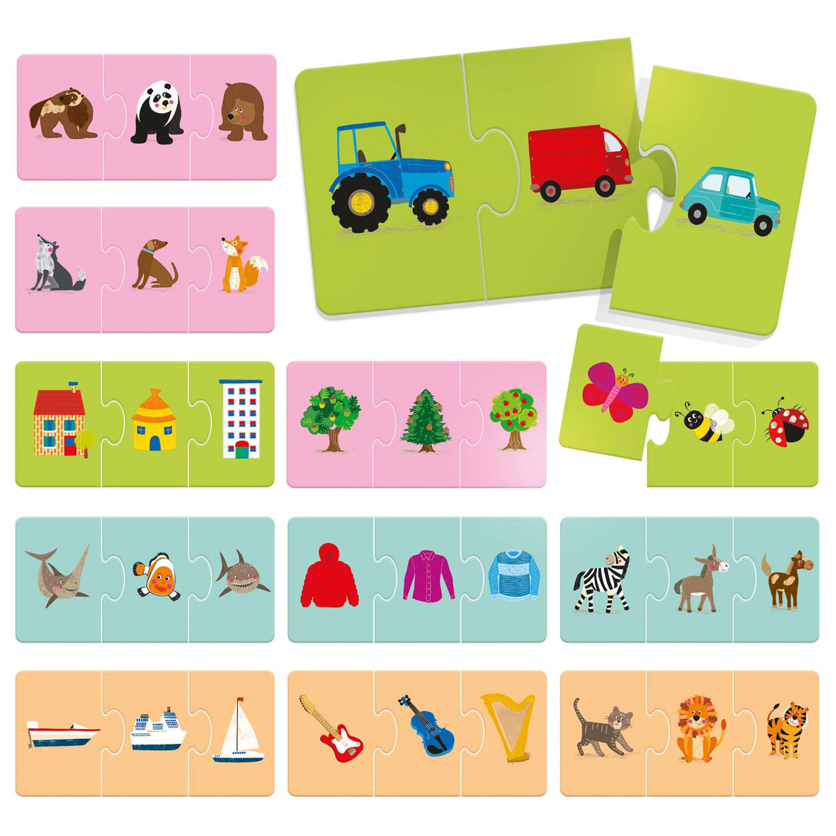 Headu puzzle e confronta, 36st.