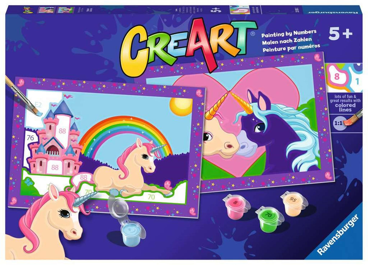 Ravensburger Creart Paint by Numbers - Magical Unicorns