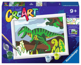 Pintura de Creart Ravensburger no número - Dinosaurus errantes