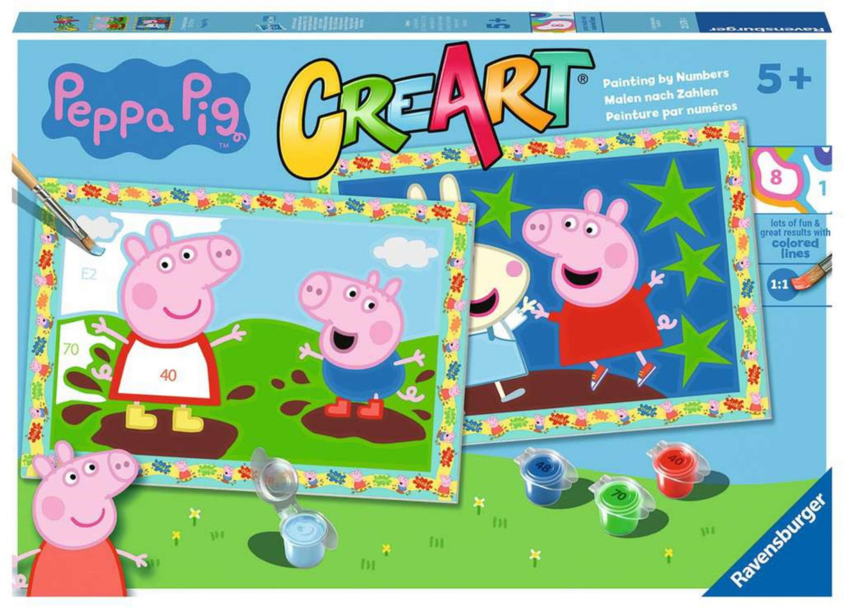 Ravensburger Creart Maleri af nummer Peppa Pig