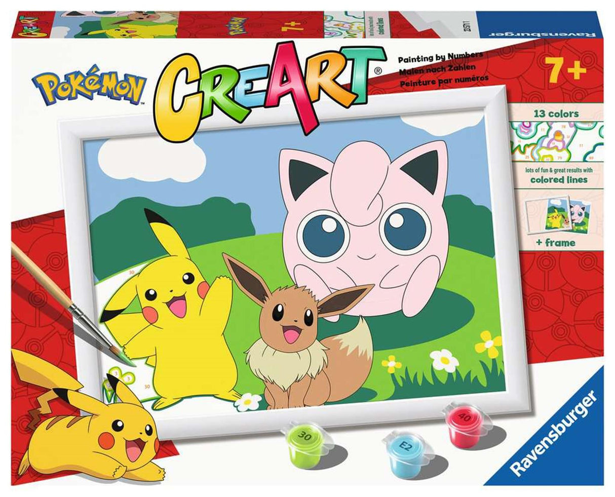 Ravensburger Creart Paint by Numbers - Pokémon Classics