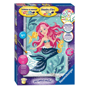 Ravensburger Maleri på nummer Havfrue Glitter