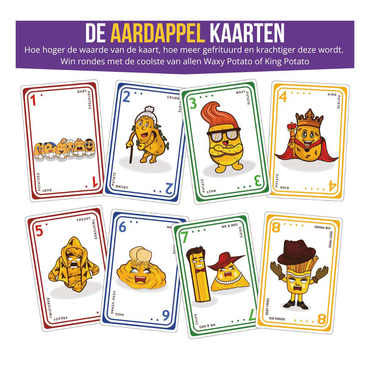 Fried Potatoes Card game Deep Fried Edition (NL)