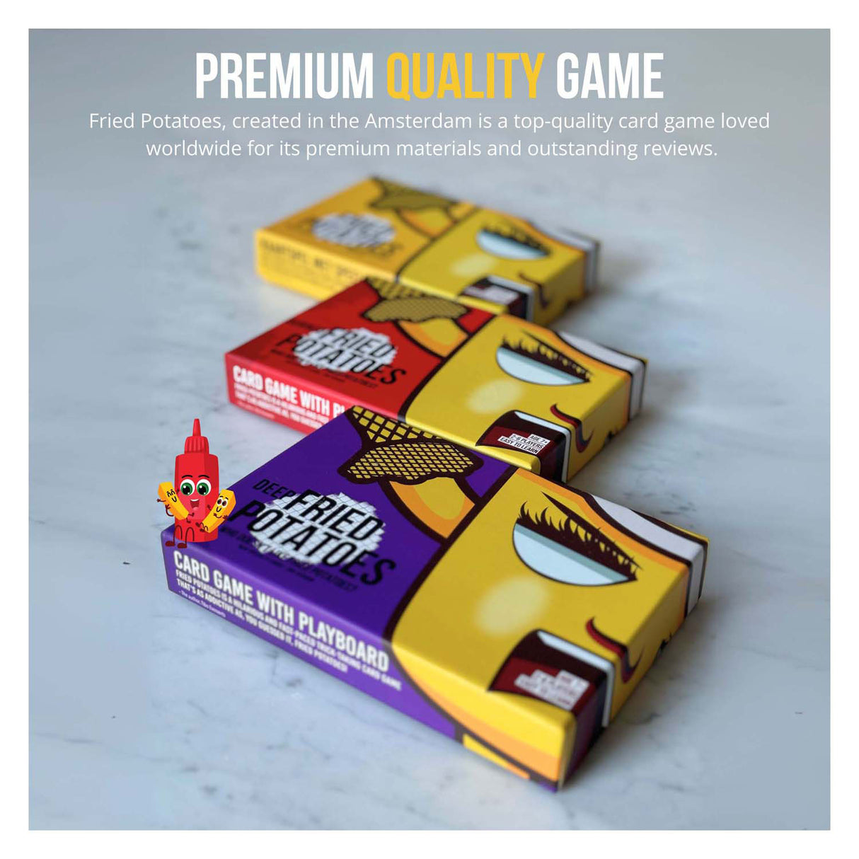 Fried potatoes card game deep fried edition (engelstalig)