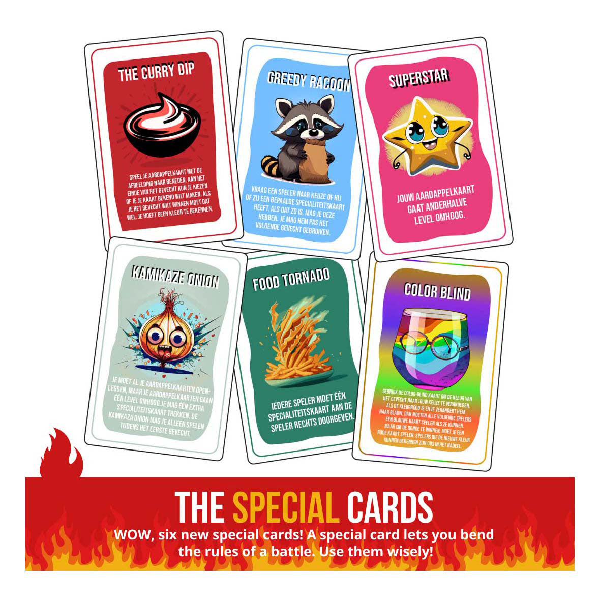 Fried Potatoes Card Game Burned Edition (English)