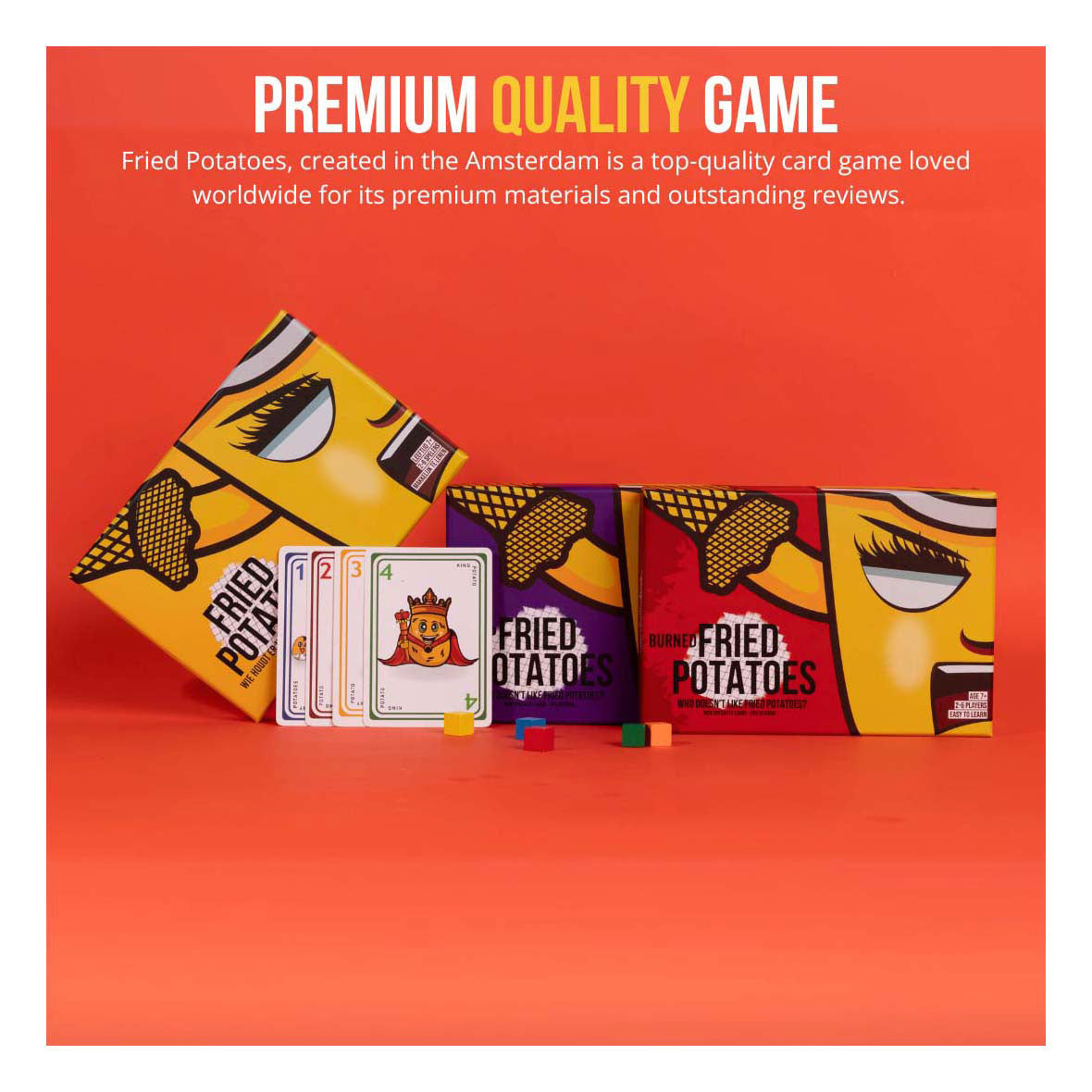 Fried Potatoes Card Game Burned Edition (English)