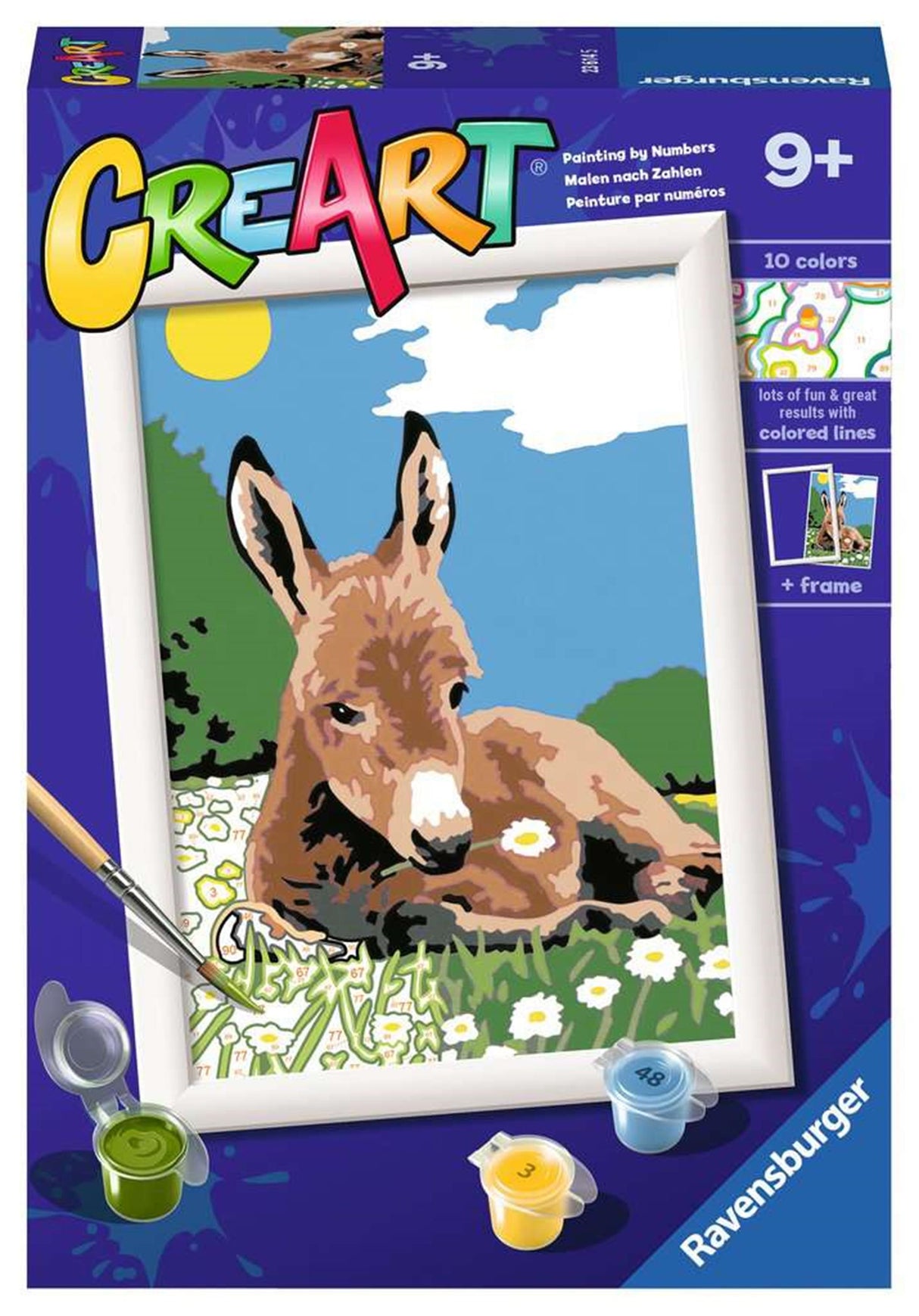 Ravensburger Creart Paint by Number Little Donkey