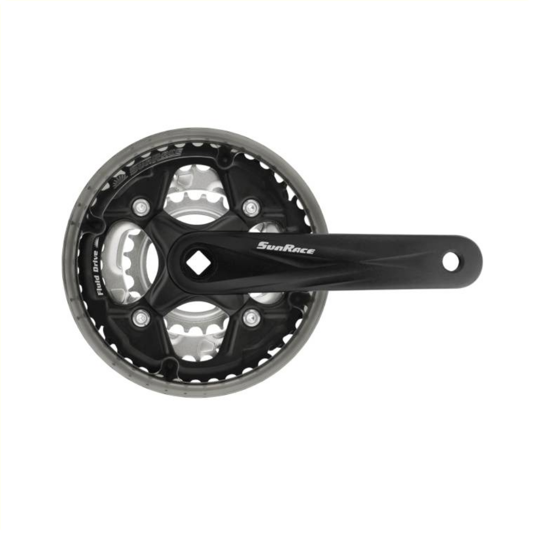 Cranket FCM500 24-34-42T 170 mm Black Silver