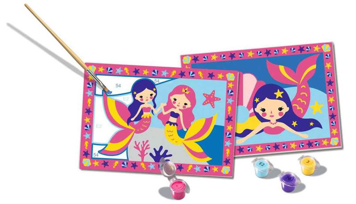 Kreatívna farba Ravensburger podľa čísla - mágia morskej panny