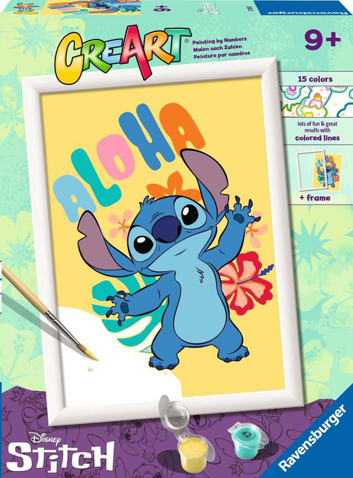 Ravensburger Creart Maleri ved nummer - Aloha Stitch