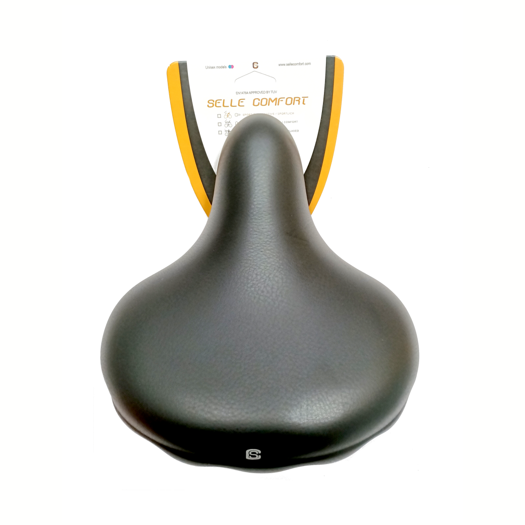 Selle comfort saddle black (imitation drifter saddle), without a sling
