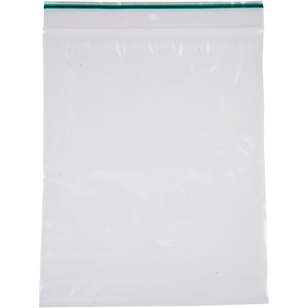 Zip lock bags, size 6x8 cm, thickness 0.05 mm, 100 pieces in a box