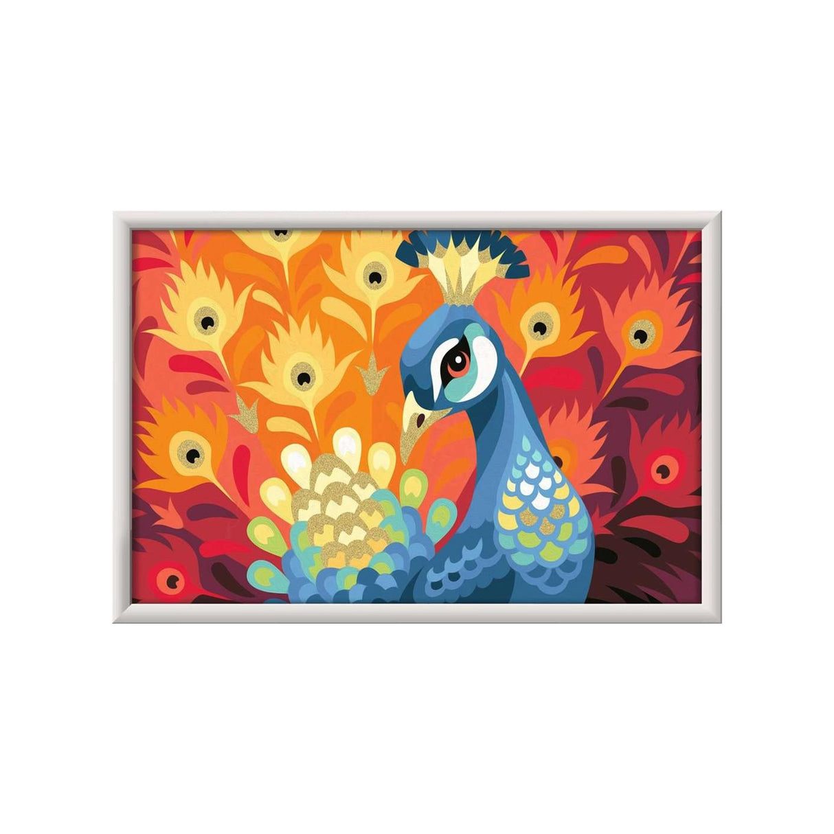 Ravensburger creart barva po številkah - ponosni pav