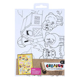 Creafun Painting on Canvas with Stickers 6-piece