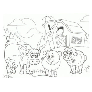 Creafun Painting on Canvas with Stickers 6-piece