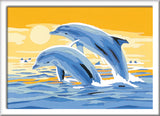 Ravensburger Creart Painting at number - cheerful dolphins