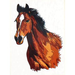 Nassau Gemälde nach Number Horse