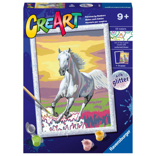 Ravensburger Creart Painting at number - Horse at sunset