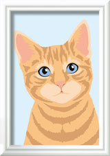 Ravensburger Crarts Molerei op der Zuel - Oranje Tabby