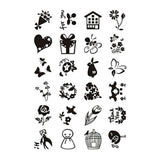 Creativ company silicone stamps, small sweet greetings, sheet 11x15.5 cm, 1 sheet