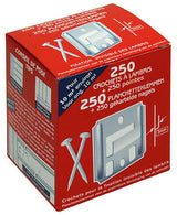 1014285 - 250 shelf clips with nails 3mm | 5 pieces