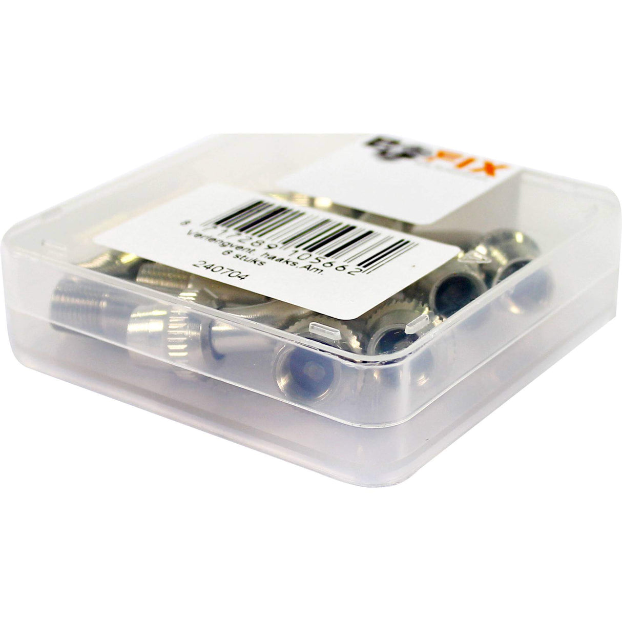 Car adapter nipple, angled, 6 pieces