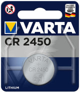 Varta CR2450 3V Lithium -Knopfzelle