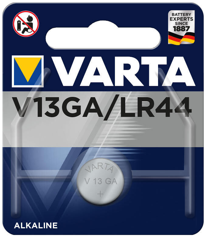 Varta V13GA LR44 Alkaline 1.5v Blister 4276