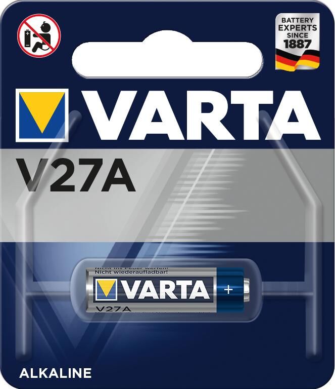 „VARTA BATERY V27GA LR27 12V“, be kita ko, aliarmas