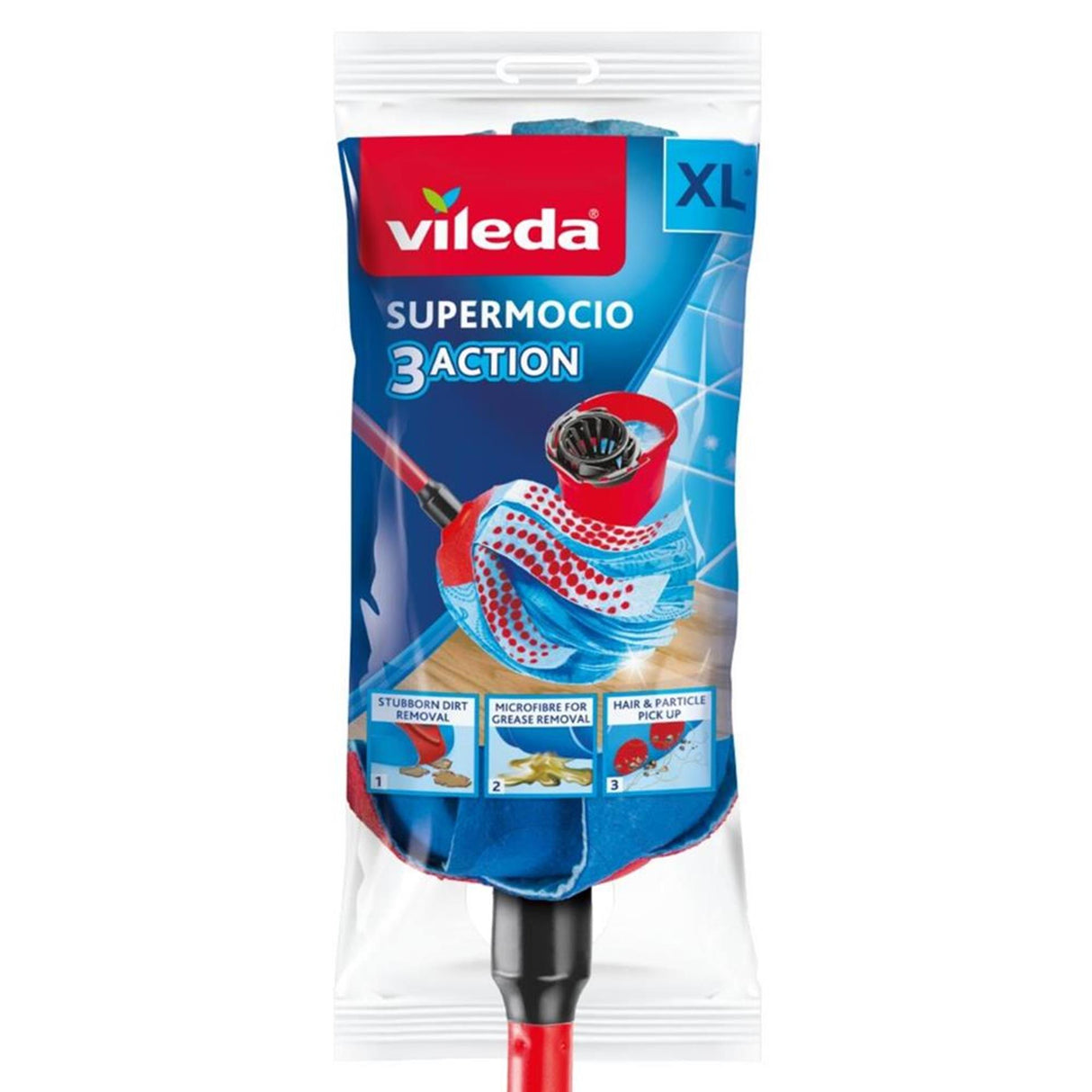 Vileda Supermocio 3 Action Teleskopstahl