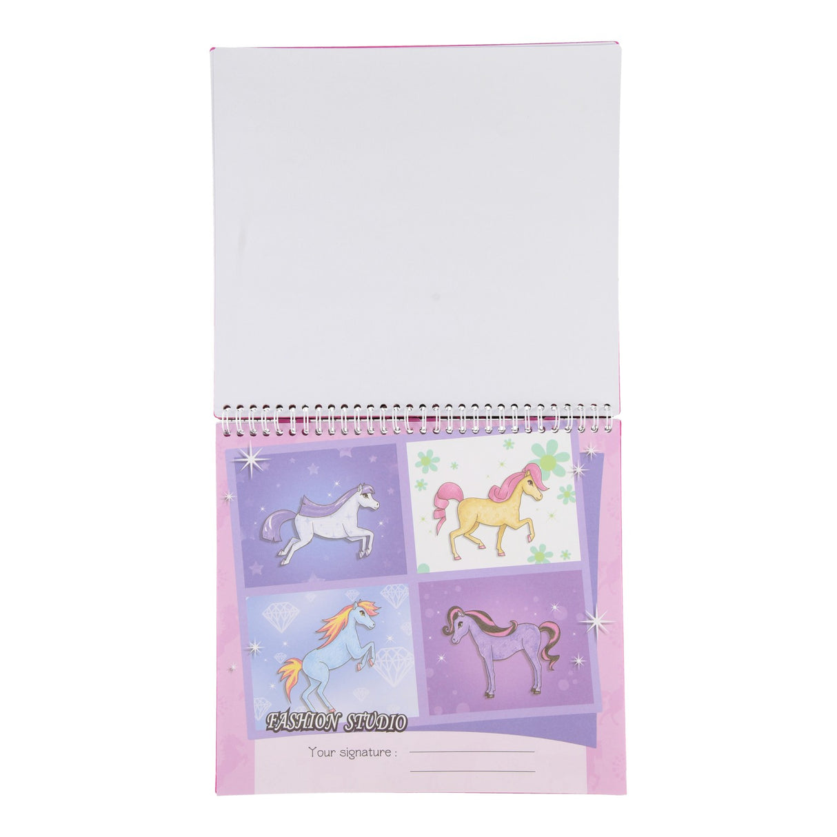 Designen Ären eegene Pony Sketchbuch