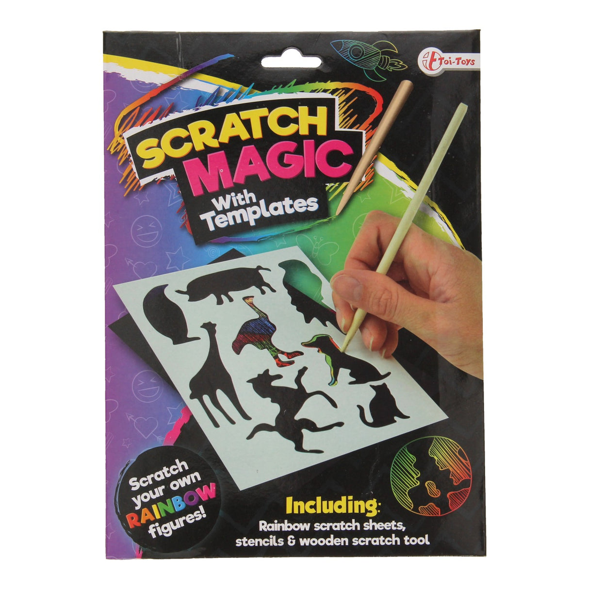 Toi-Toys Scratch Set Regenboog-tal