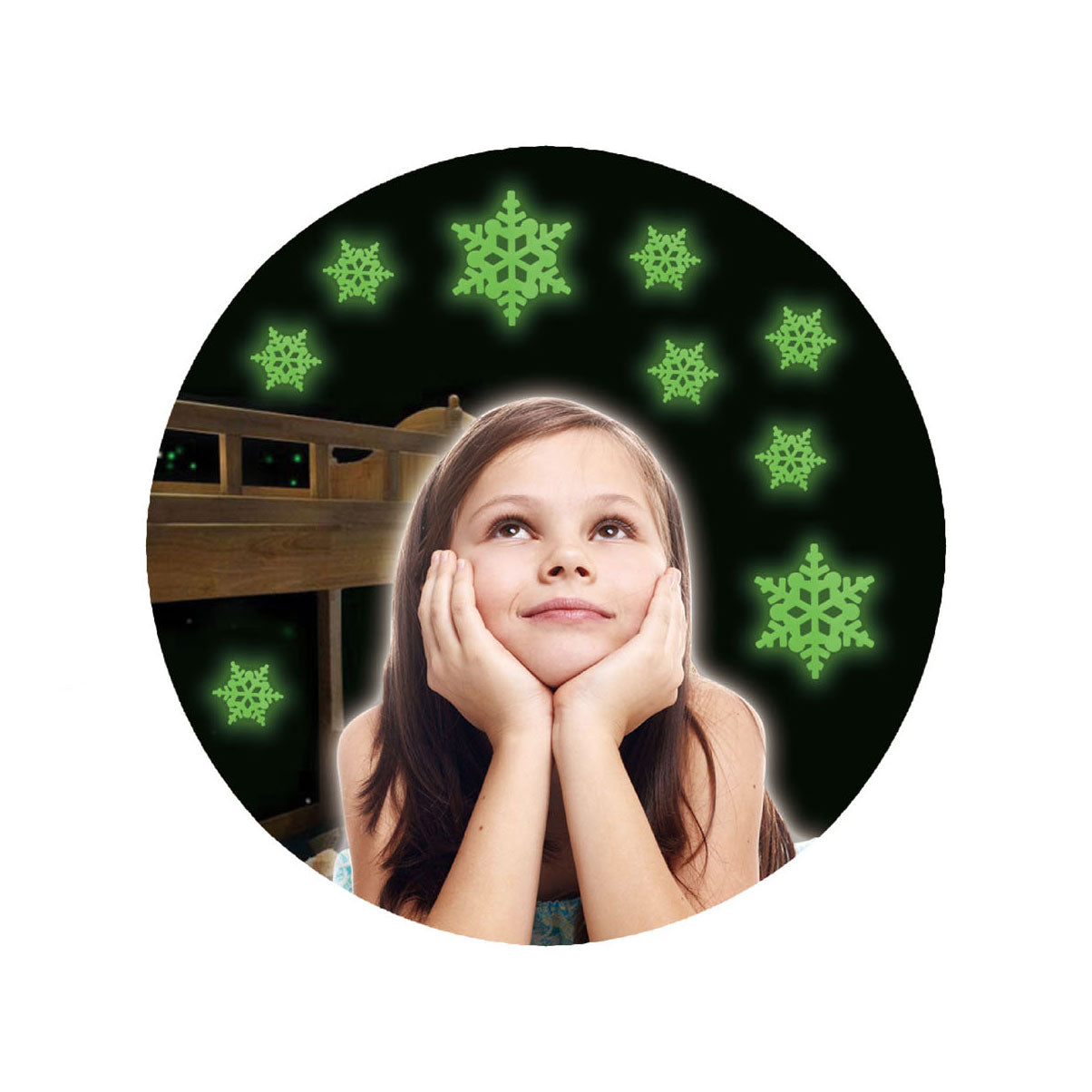 Toi-toys Glow in the Dark Ijsprinses Snowflakes