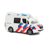 Polizeibus mit Licht und Geräusch