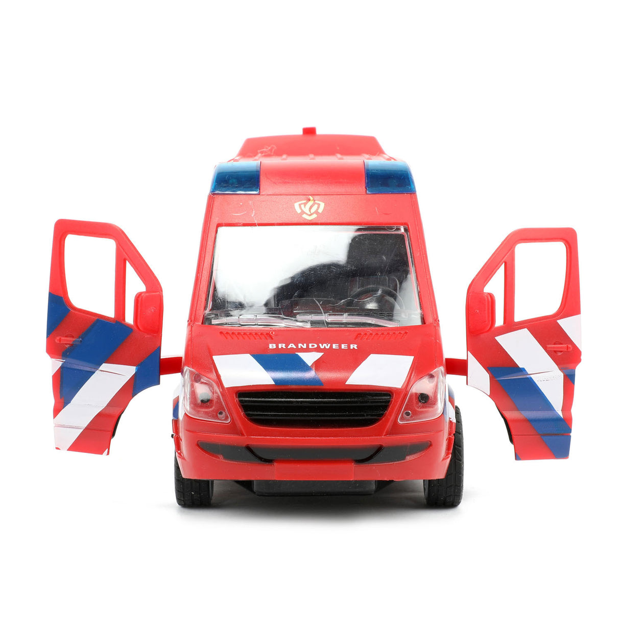 Feier Camion mat Liicht an Toun