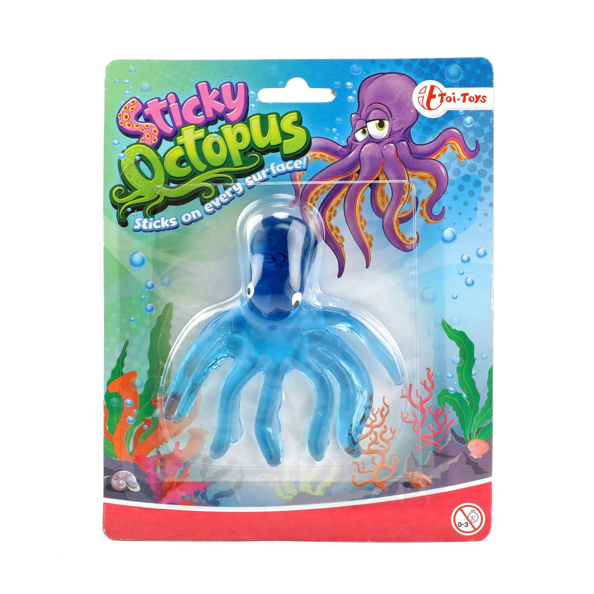 Toi-toys window crawler sticky octopus