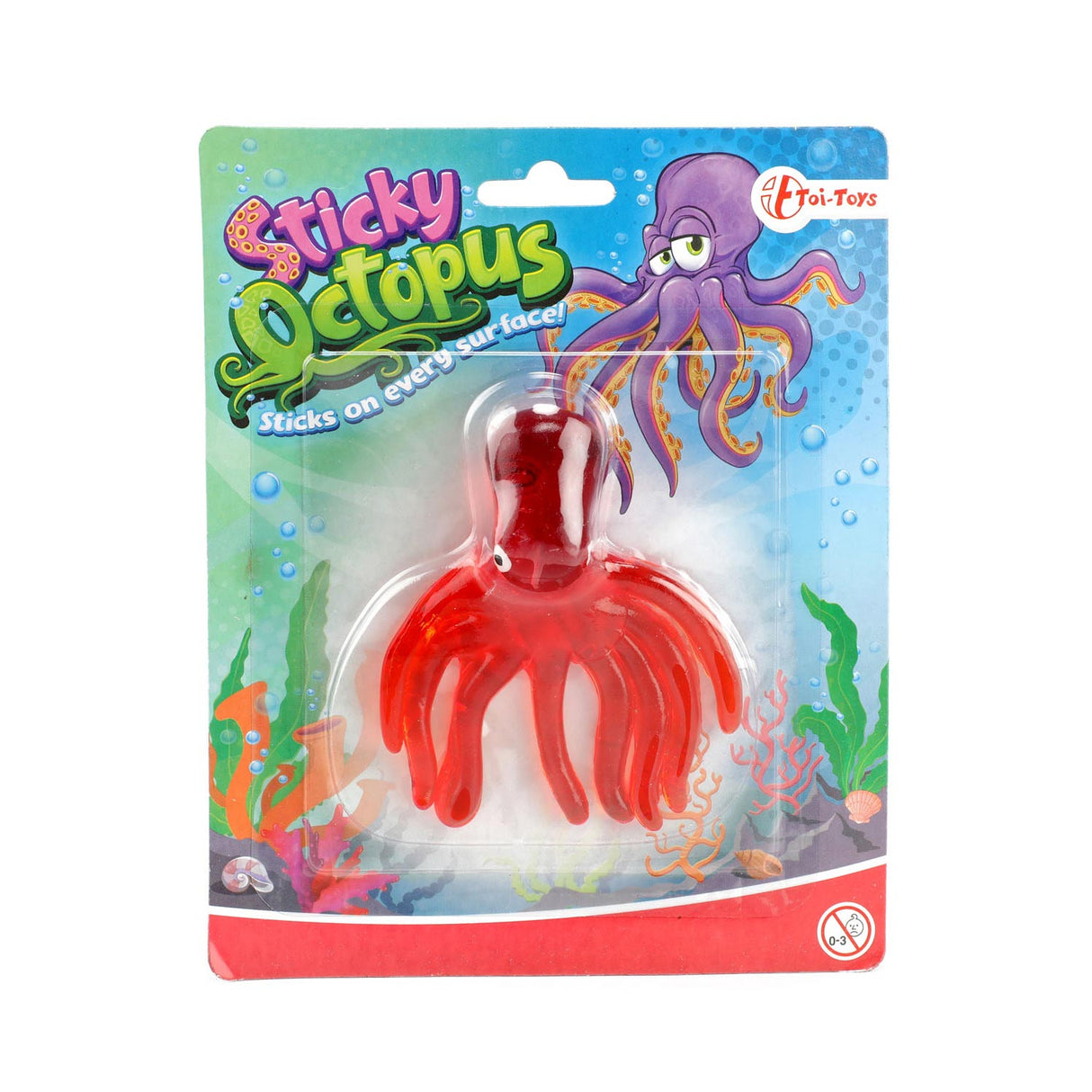 Toi-toys window crawler sticky octopus
