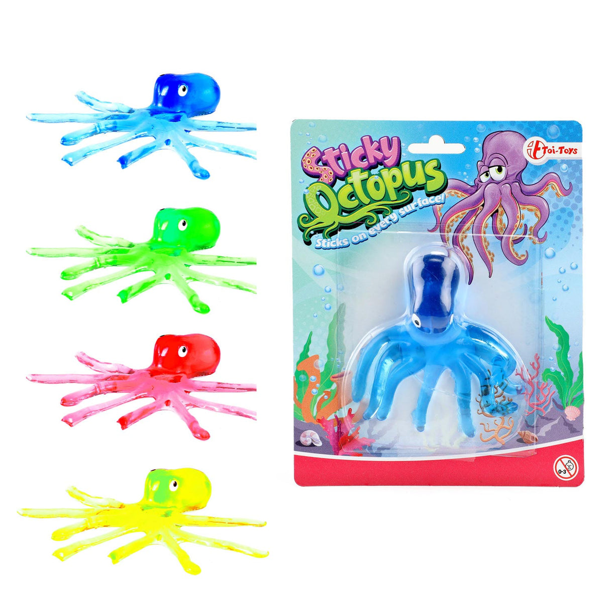 Toi-toys Fenster Crawler Sticky Kraken