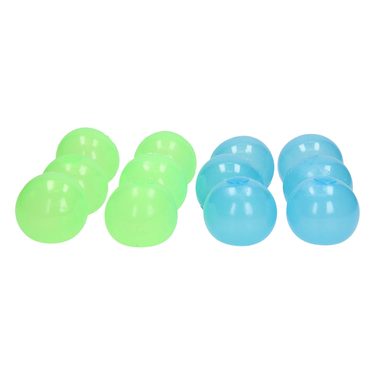 Toi-Toys Sticky Stretch Ballen Glow in the Dark, 12st