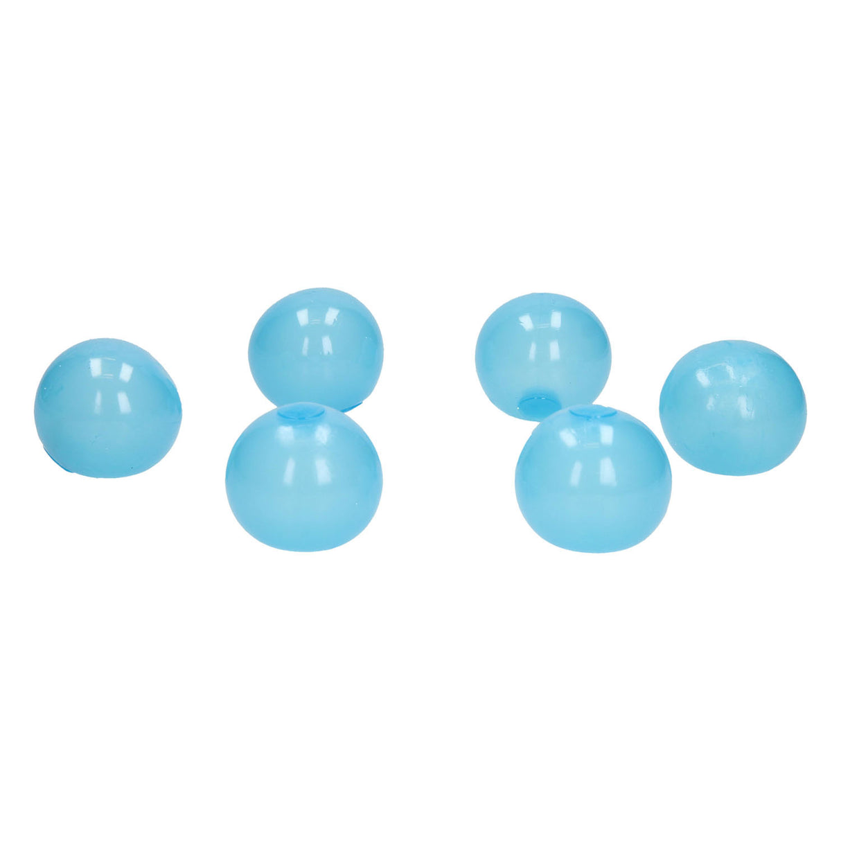 Toi-Toys Sticky Stretch Ballen Glow in the Dark, 12st