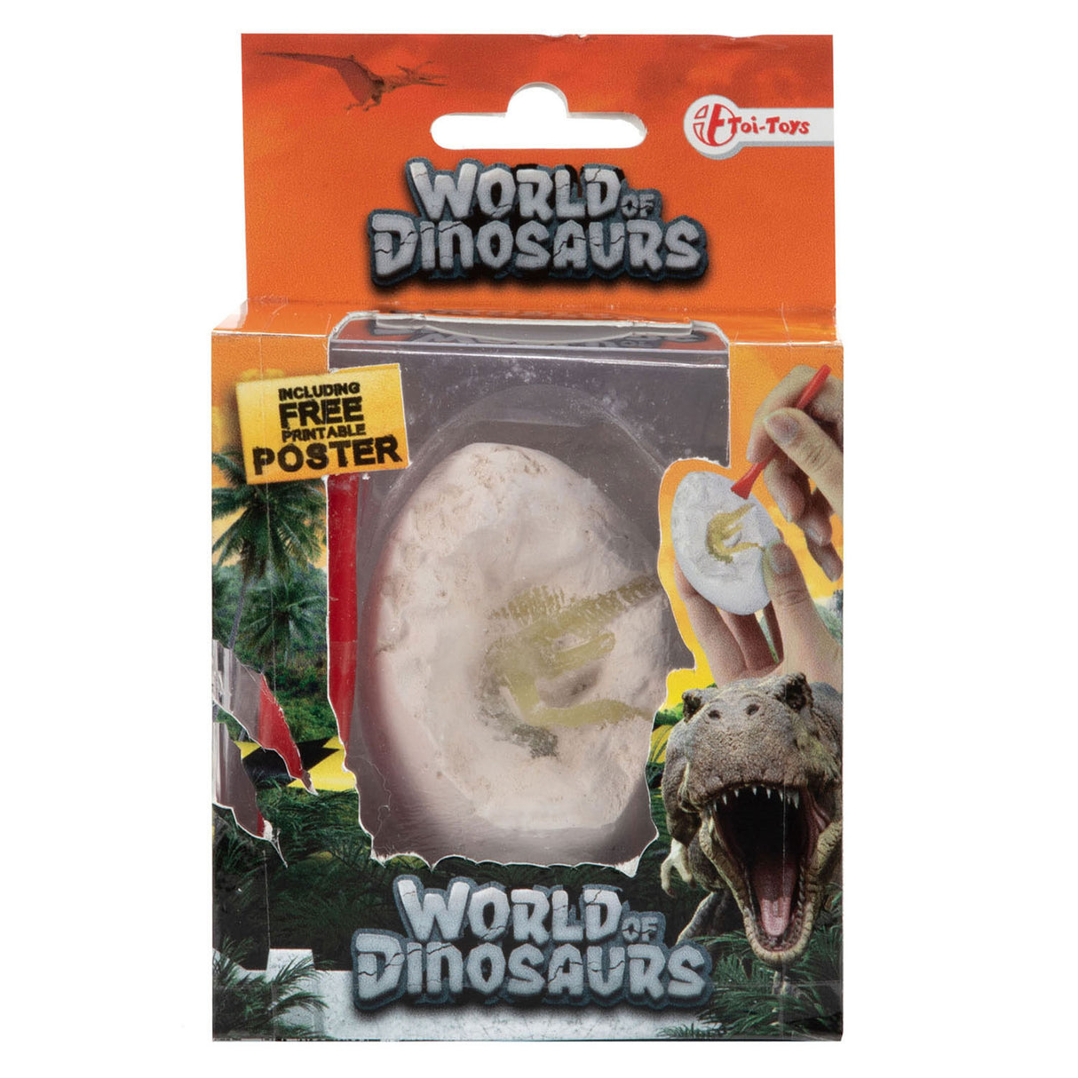 Dinosaurusten maailma Dino-munien kaivaussetti
