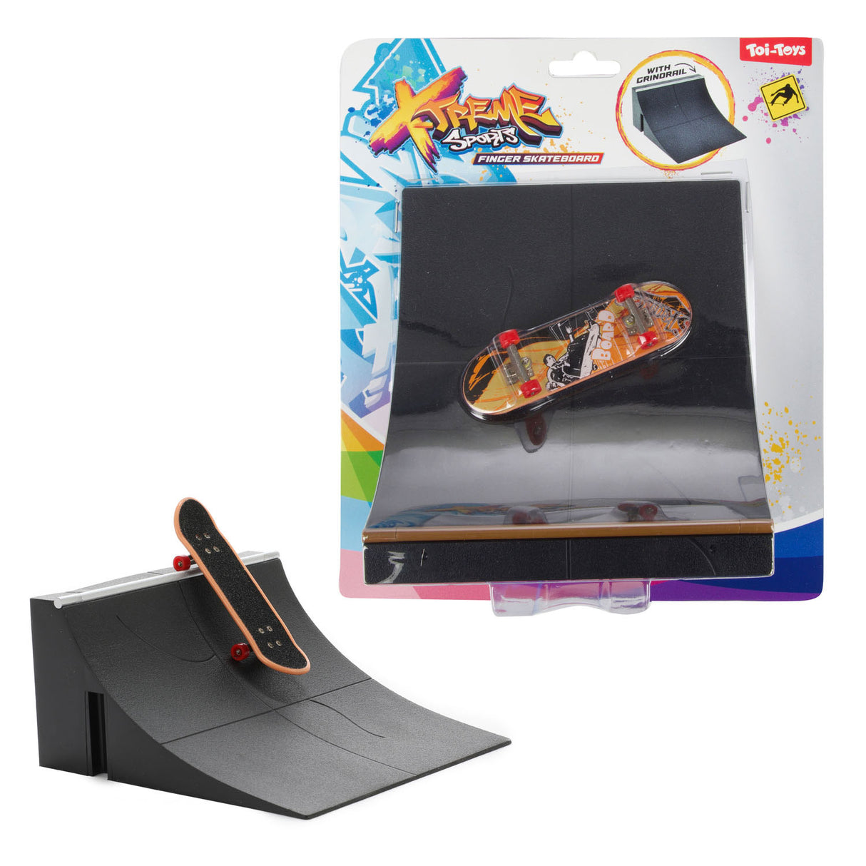 Toi-toys Fingerkateboard mat Schans