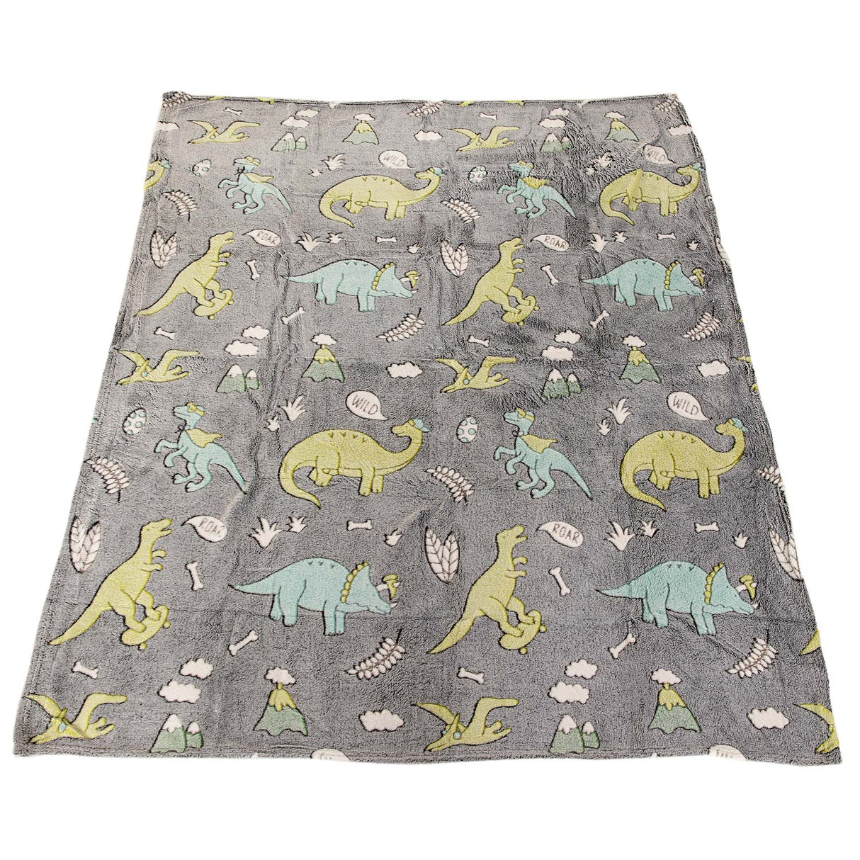 Toi-Toys Glow n Fun Glow a Dark Deken Dino-ban, 130x150cm