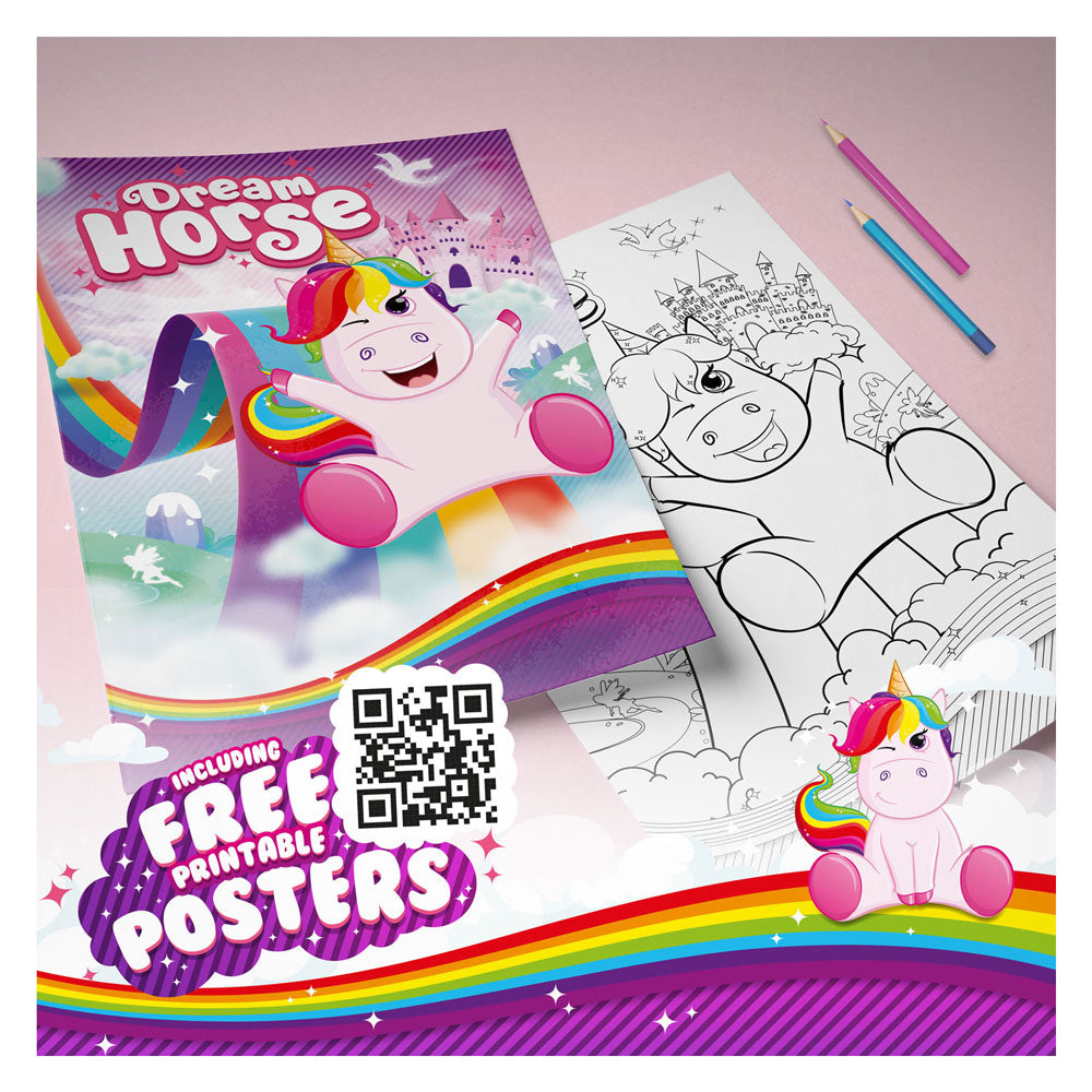 Toi-Toys Glow in the Dark Stickers Unicorn