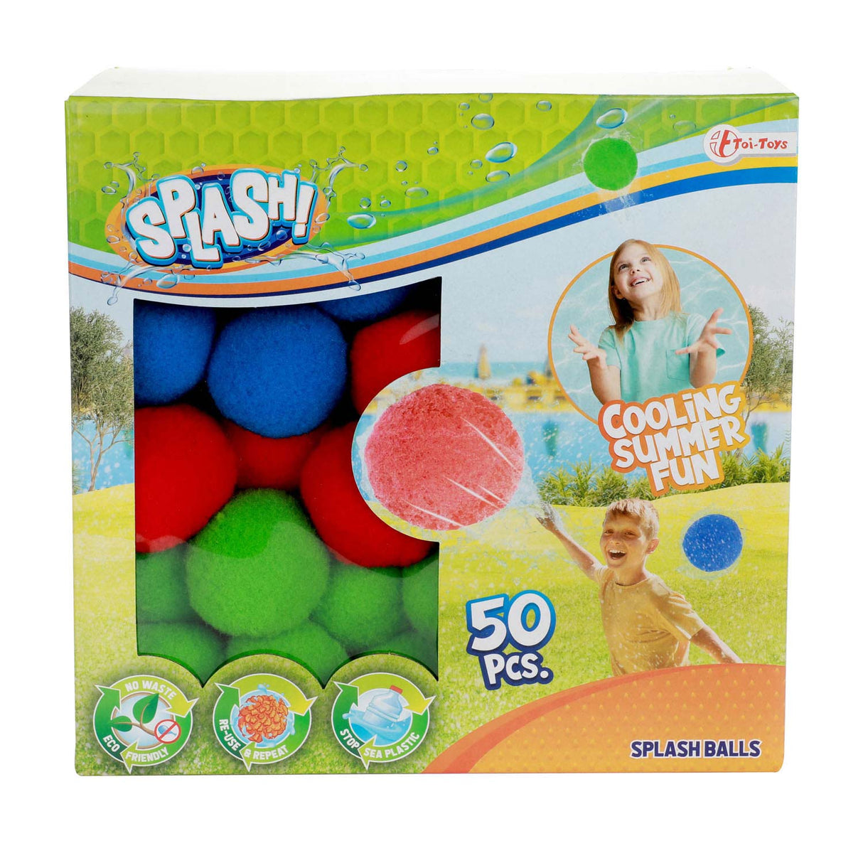 Splash super balls 5cm, 50 pcs.