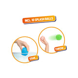 Conjunto de super balas de respingos (2 baldes, 10 bolas)