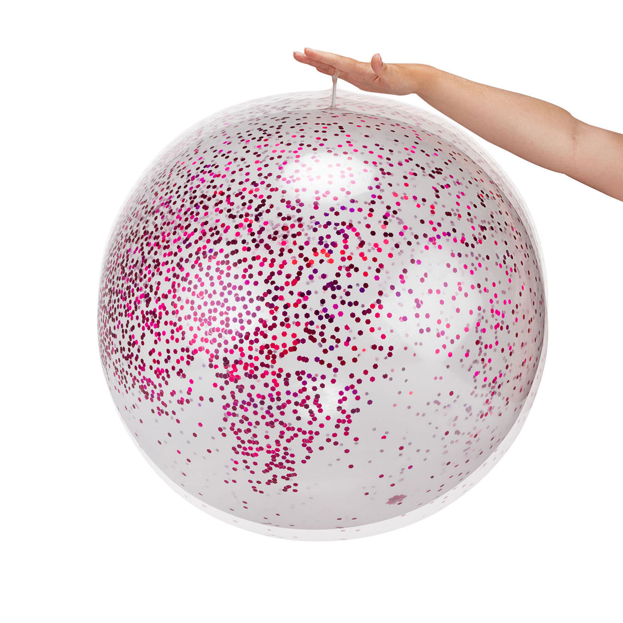 Toi-toys onfloatable Glitterballon, 60cm